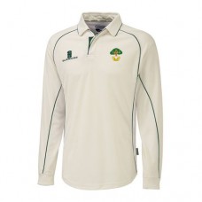 Allestree CC Long Sleeve Cricket Shirt (Green Trim)