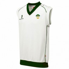 Allestree CC Sleeveless Cricket Sweater (Green Trim)