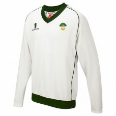 Allestree CC Long Sleeve Cricket Sweater (Green Trim)