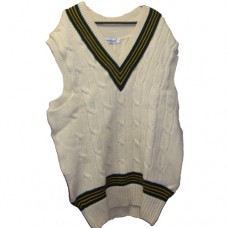 Pure New Wool Sleeveless Cricket Sweater/Slipover