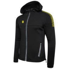 Darley Abbey CC Dual Black/Yellow Full Zip Hoodie