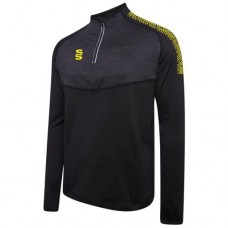 Darley Abbey CC Dual Performance Top Black/Yellow