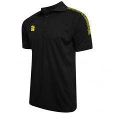 Darley Abbey CC Dual Polo Black/Yellow