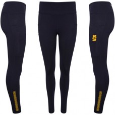 Ambergate CC Ladies Navy/Amber Leggings