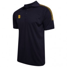 Melbourne Town CC Dual Navy/Amber Polo Shirt