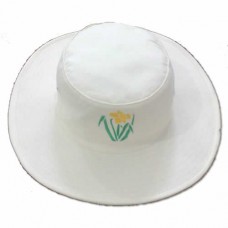 Embroidered Cricket Sun Hat (Ivory)