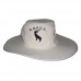 Embroidered Cricket Sun Hat (Ivory)