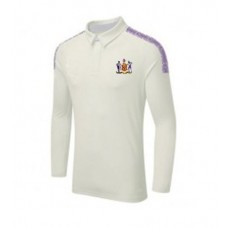 Incogniti CC Long Sleeve Fuse Cricket Shirt Purple TRim