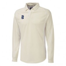 Melbourne Town CC Long Sleeve Cricket Shirt (Navy Trim)